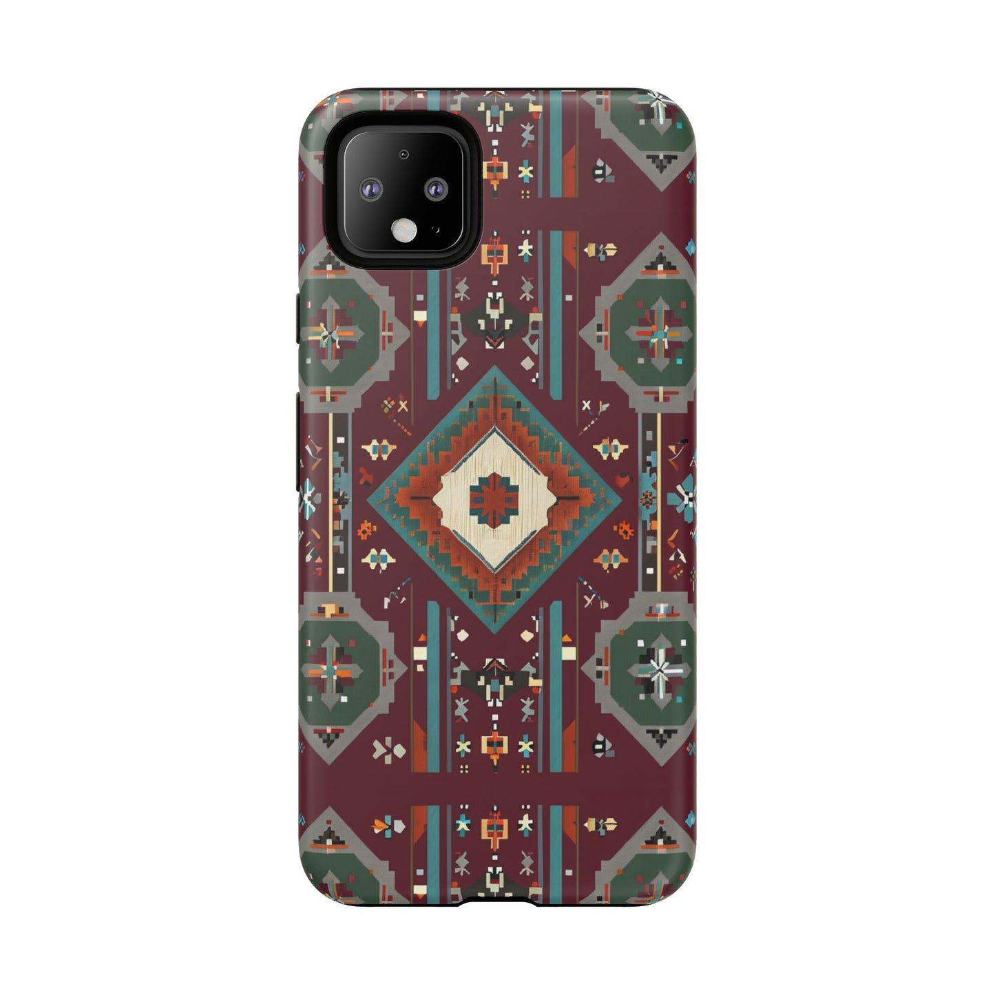 Tribal Pattern Phone Case - Boho Chic, Tough Durable Cover, Stylish Tech Accessory, Gift for Him/Her, Festival Essentials