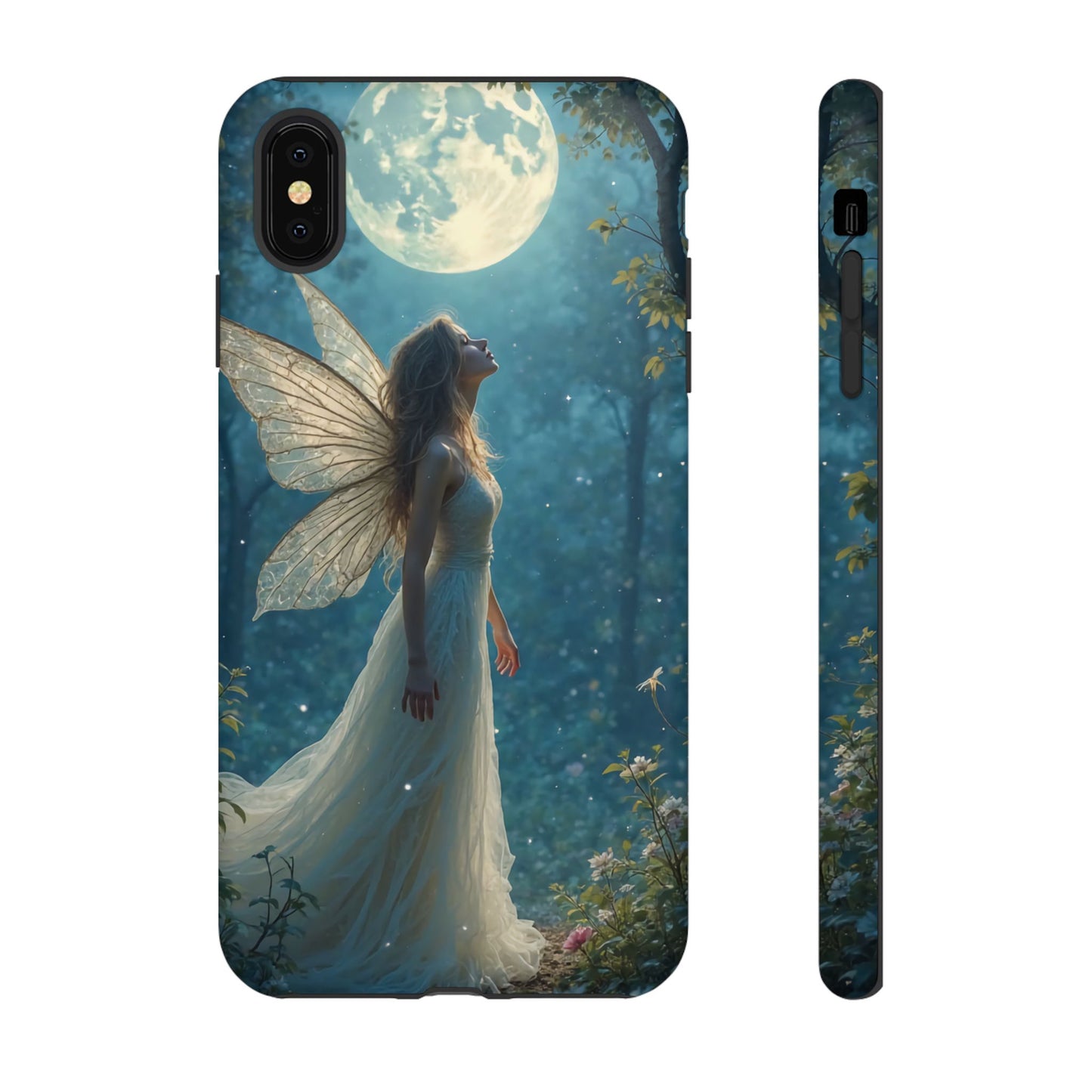 Fairy Moon Phone Case | Tough Cases for Nature Lovers, Fantasy Gift, Boho Phone Accessory, Ethereal Aesthetic, Magical Design