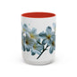 Floral Accent Coffee Mug