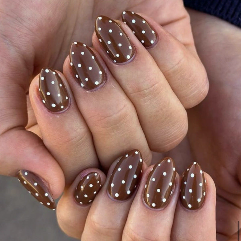 French Minimalist Nude Pink Almond Short Press On Nails