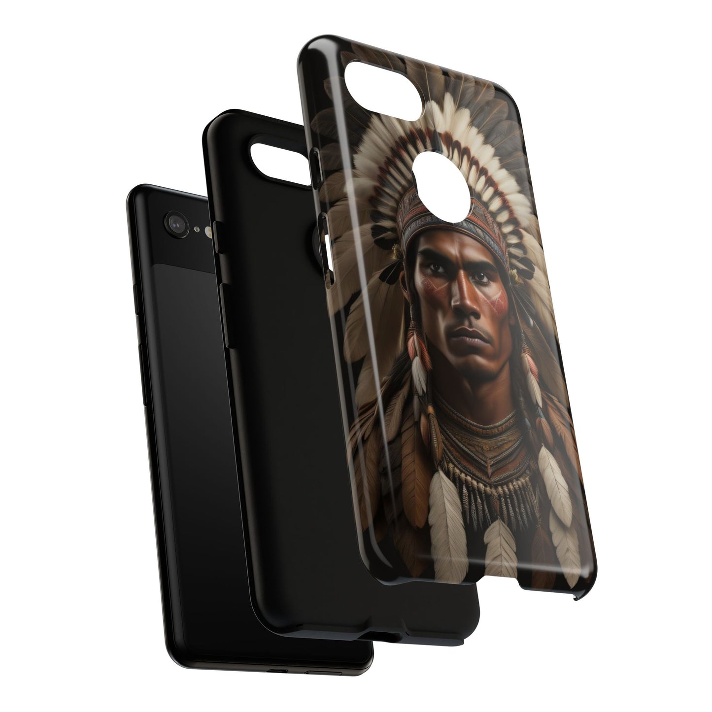Native American Art Phone Case, Strong Culture Design, Unique Gift for Him or Her, Tough Cases, Customizable Protector, Tribal Style