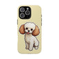 Cute Dog Phone Case, Pet Lover Gift, Custom Phone Cover, Cartoon Dog Case, Durable Phone Accessory