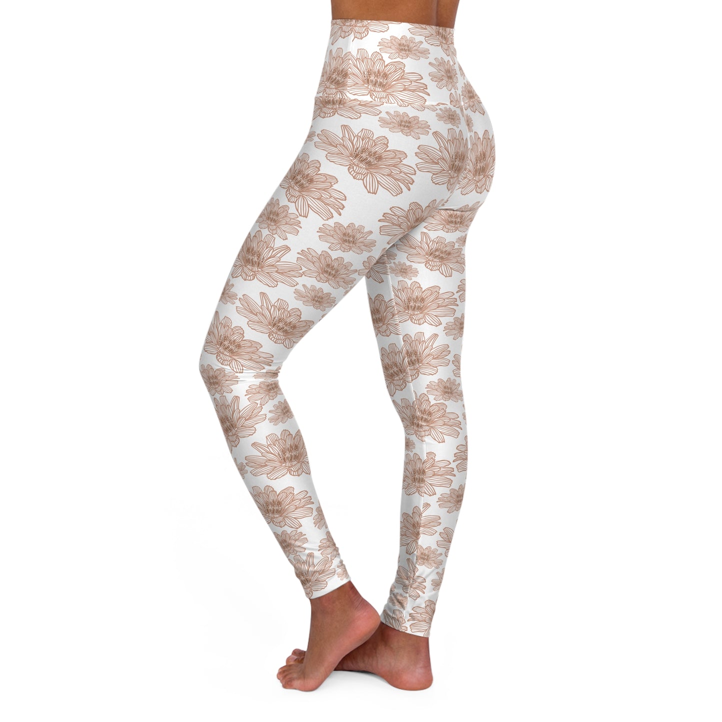 Stylish High Waisted Floral Yoga Leggings, Comfortable Activewear, Fitness Gift, Athleisure Outfit, Gym Essentials, Workout Gear, [...]