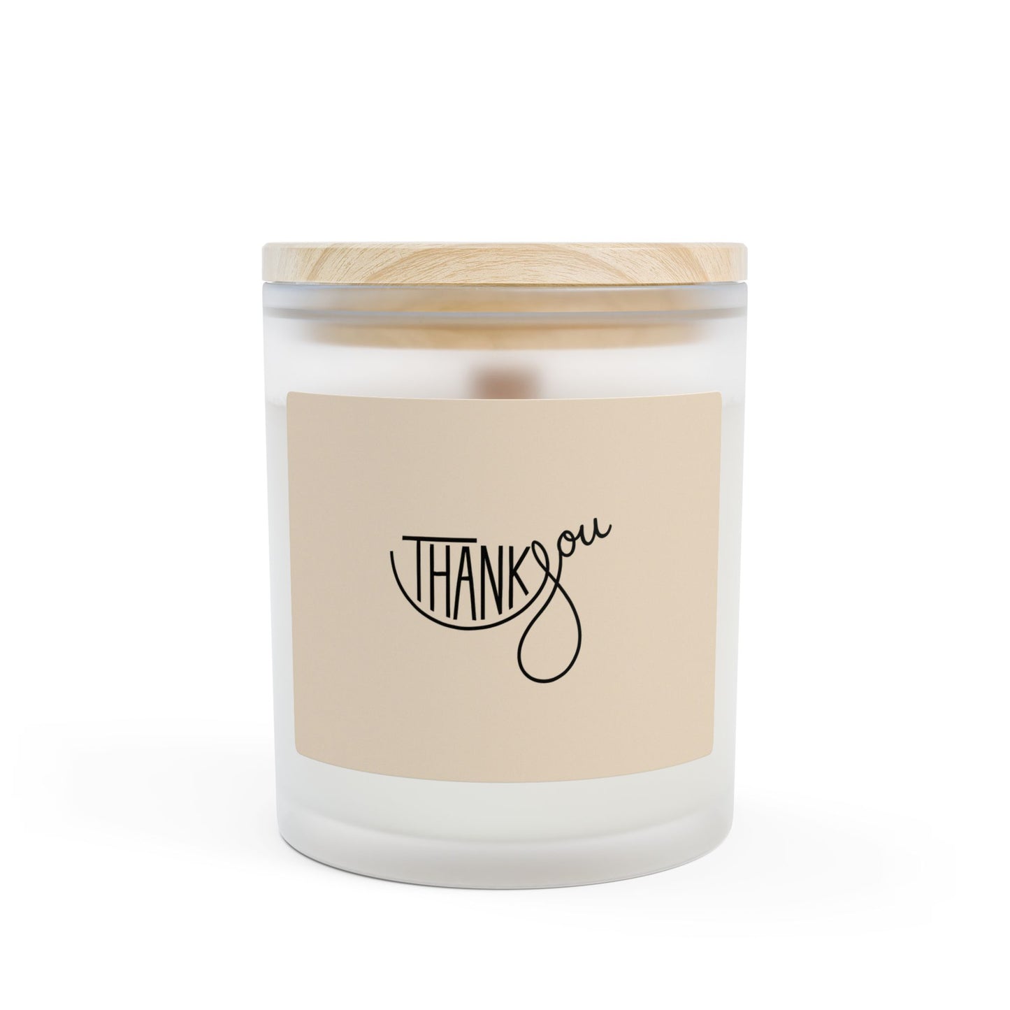 Frosted Glass Candle, 11oz