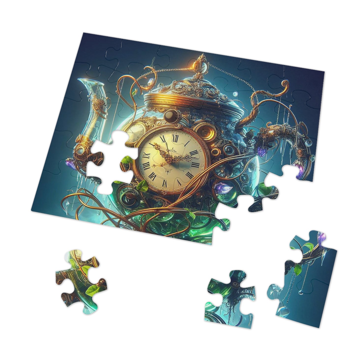 Jigsaw Puzzle with Tin