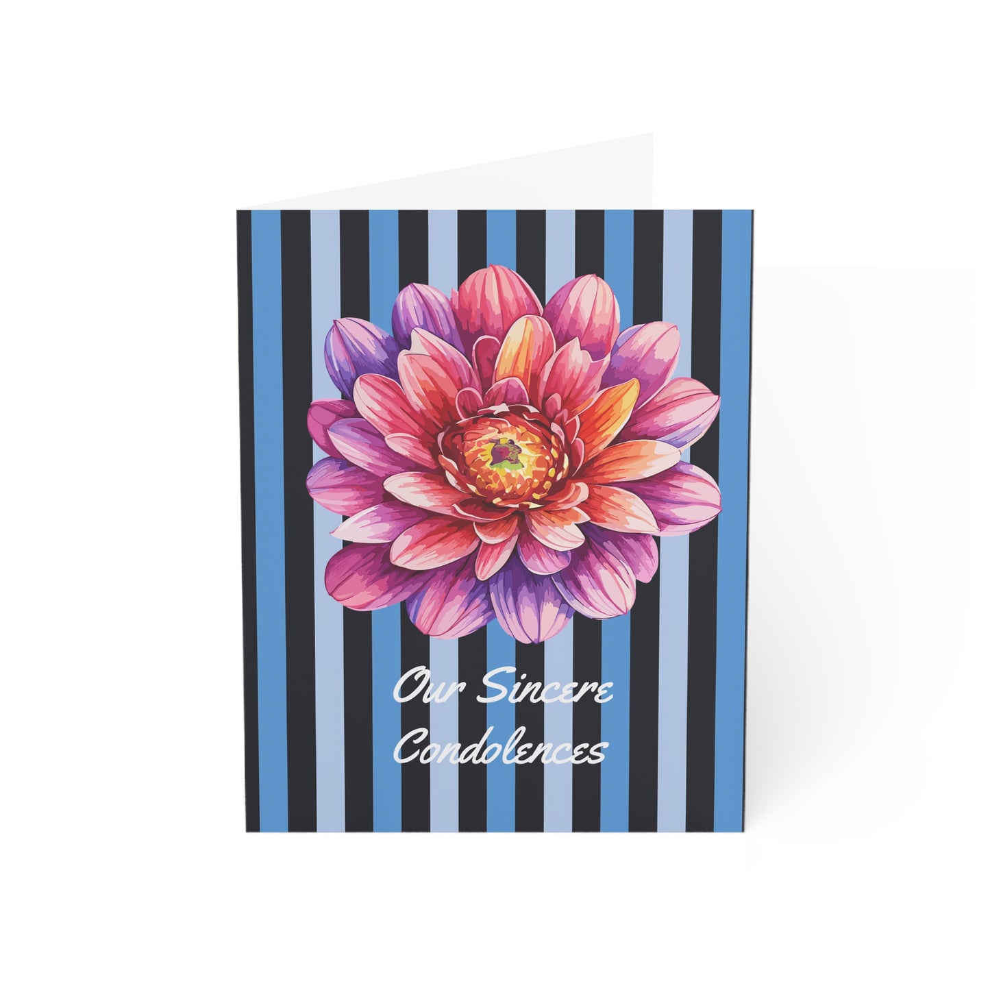 Elegant Floral Sympathy Cards Set - Perfect for Birthdays, Anniversaries, Thank You Notes, 1, 10, 30, 50pcs