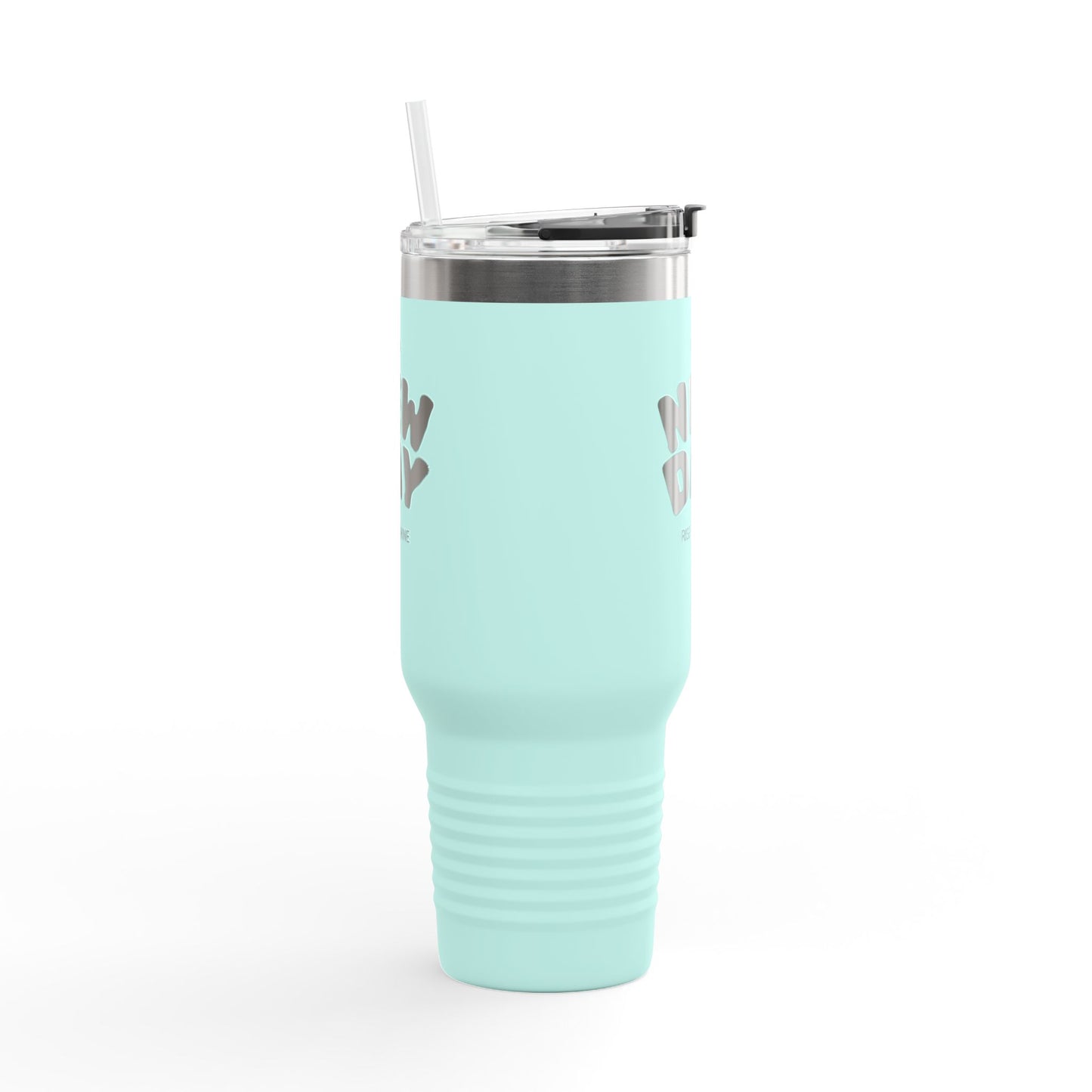 Insulated Travel Mug - 'It's a New Day' - 40oz Coffee Cup, Perfect for Road Trips, Morning Commute, Gifts, Eco-Friendly, Reusable