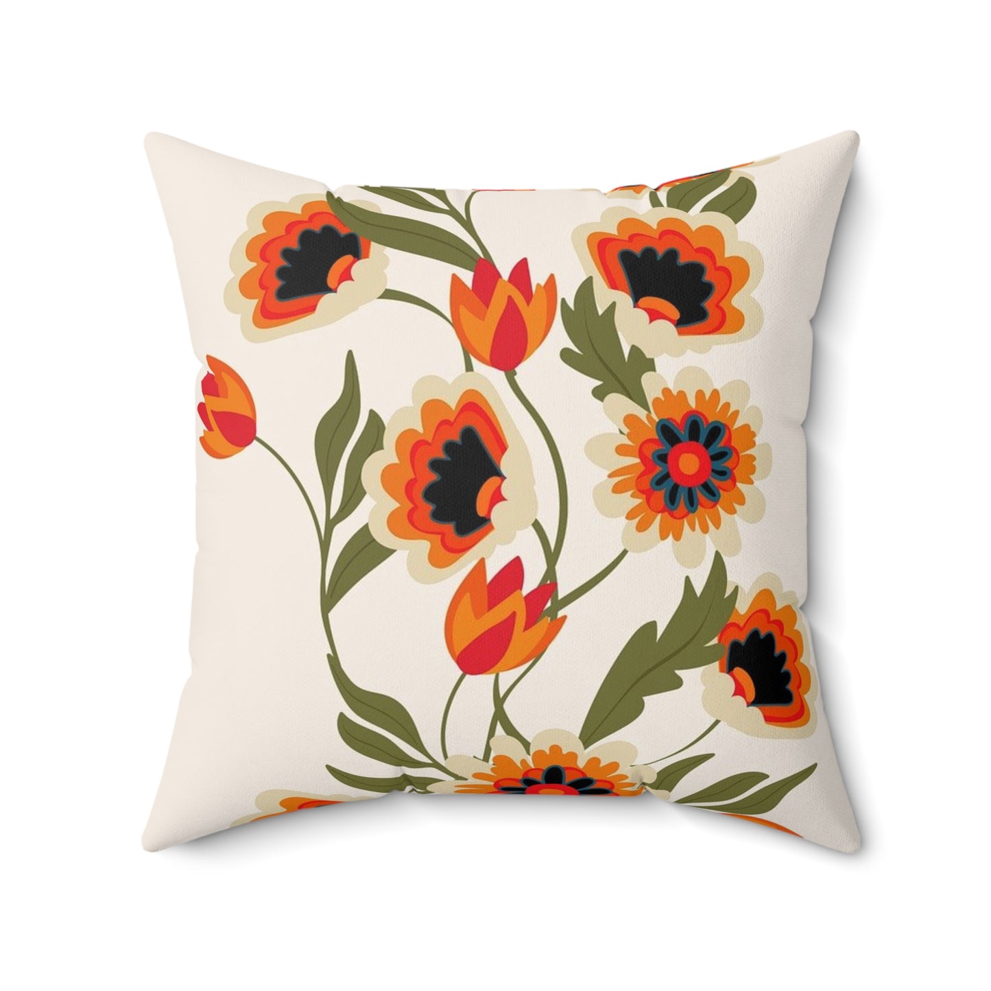 Spun Polyester Square Pillow