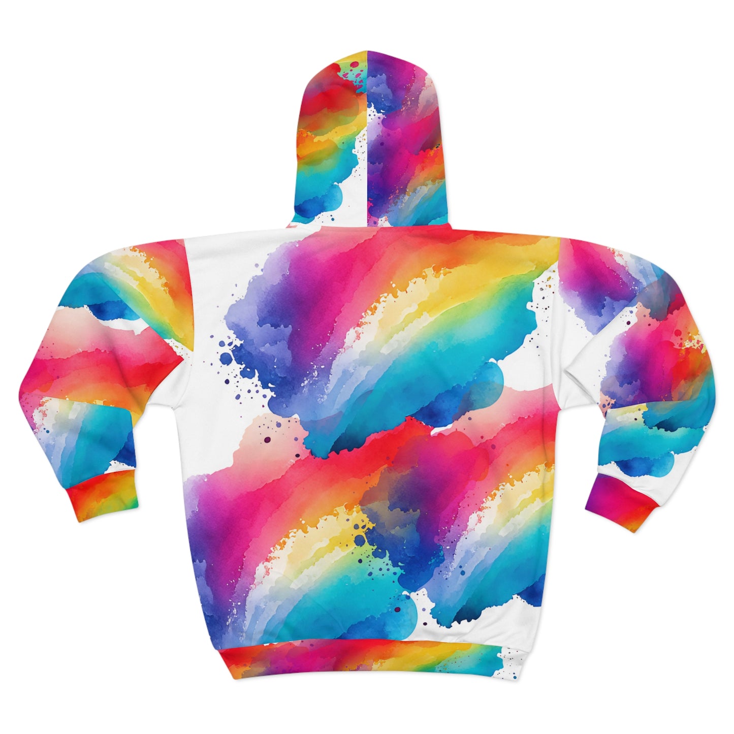 Unisex Zip Hoodie Rainbow