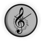Musical Notes Wall Clock - Perfect for Music Lovers, Home Decor