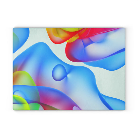 Vibrant Glass Cutting Board, Colorful Kitchen Decor, Unique Wedding Gift, Modern Cooking Accessory, Artistic Kitchenware, Housewarming [...]