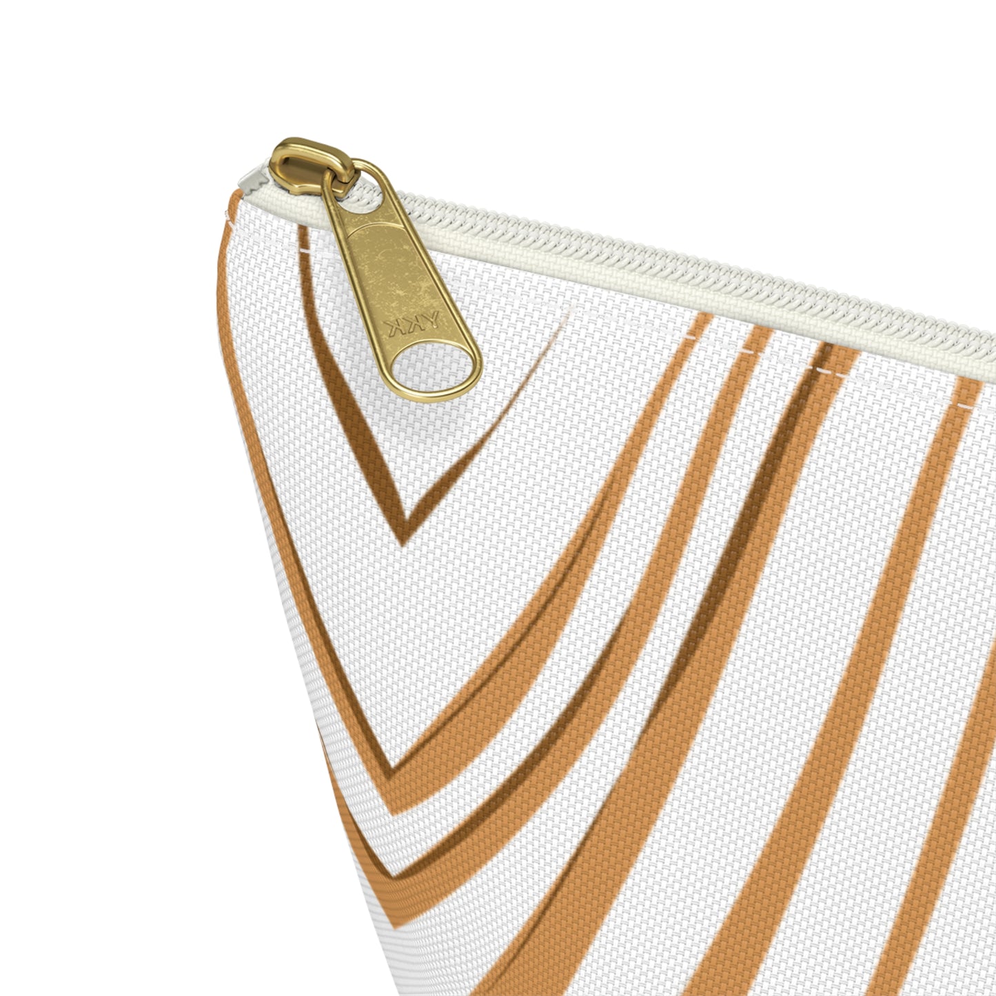 Chic T-bottom Accessory Pouch, Stylish Makeup Bag, Canvas Cosmetic Case, Travel Organizer, Gifts for Her