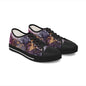 Low Top Sneakers — Purple Marble Galaxy Print