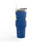 Lemonade Insulated Travel Mug, Perfect for Hot Drinks, Summer Picnics, Outdoor Adventures, Gifts for Tea Lovers, 40oz