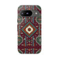 Tribal Pattern Phone Case - Boho Chic, Tough Durable Cover, Stylish Tech Accessory, Gift for Him/Her, Festival Essentials
