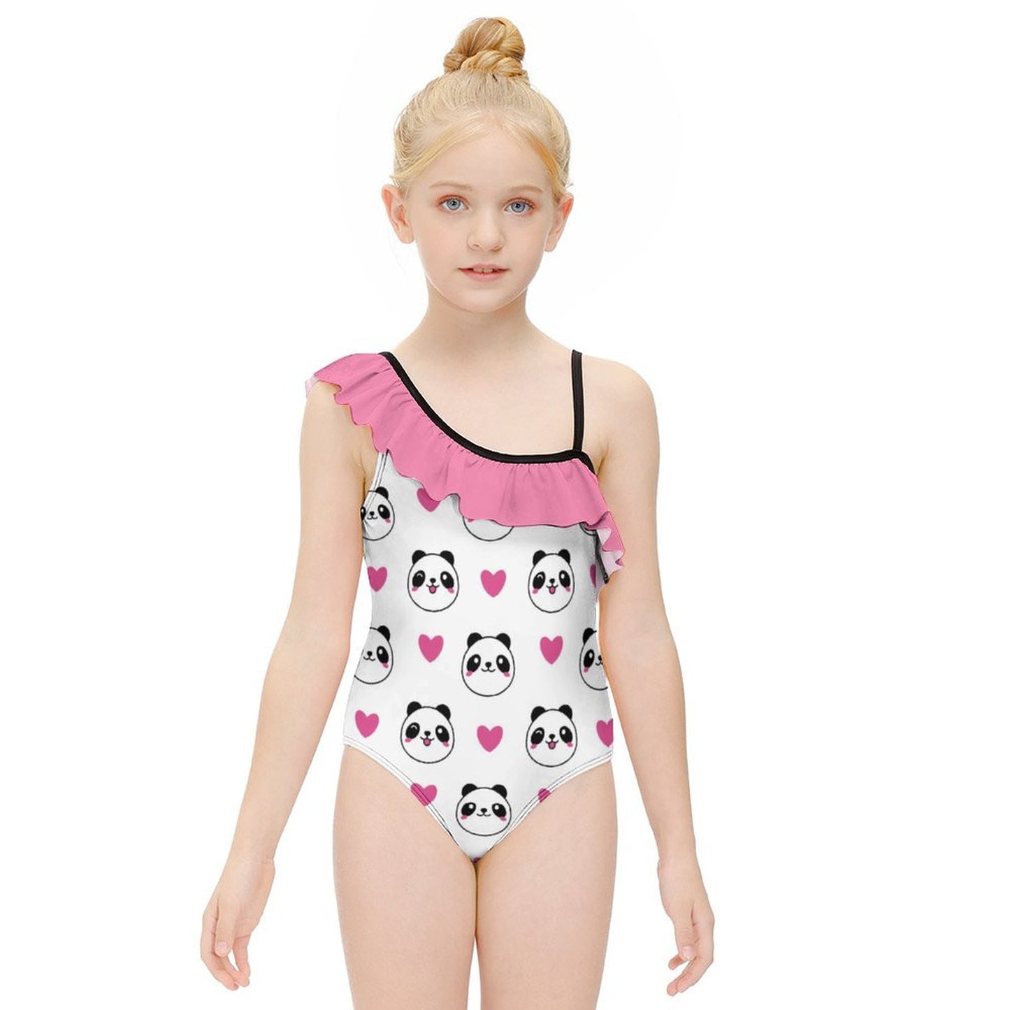 Ruffled One-Piece Swimsuit for Girls