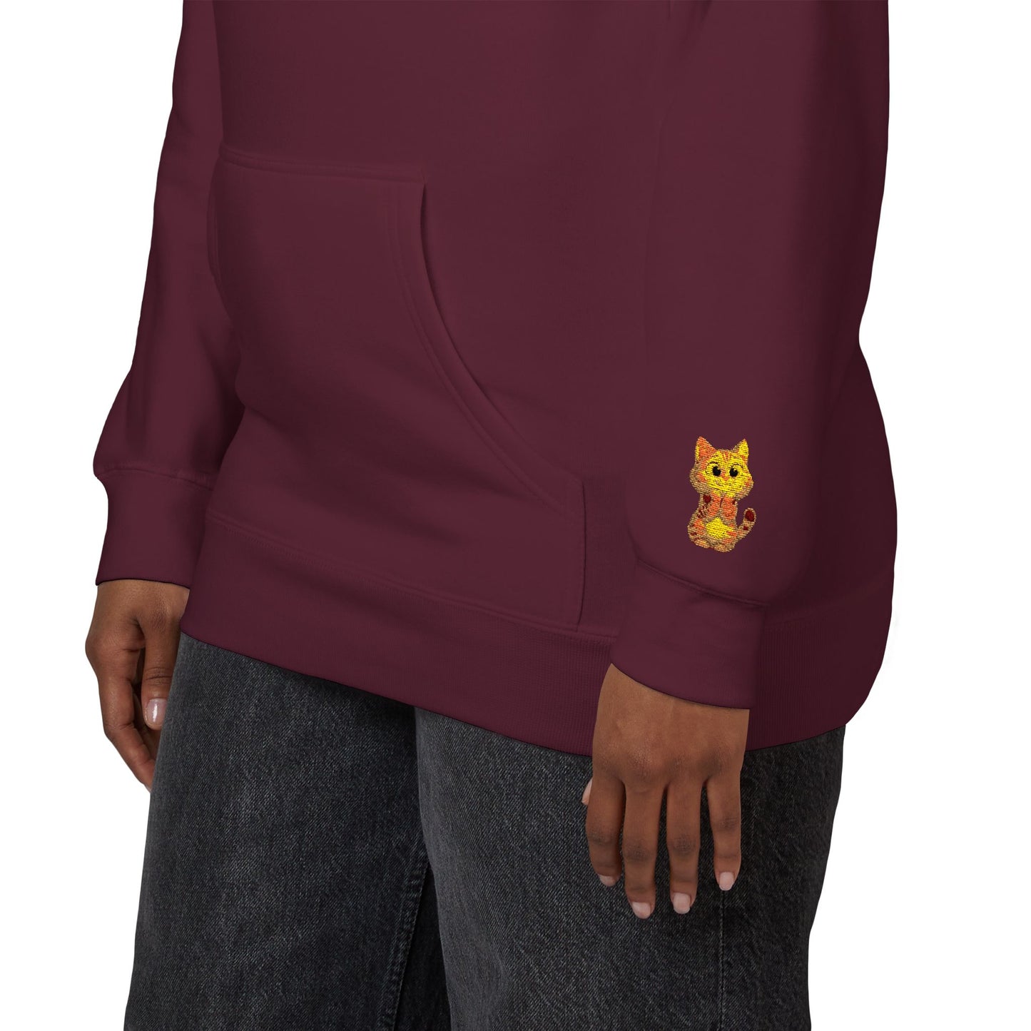 Cozy Fleece Hoodie with Cute Animal Design, Unisex Sweatshirt for Casual Outings, Gifts for Animal Lovers, Perfect for Fall and Winter