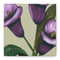 Copy of Matte Canvas, Stretched, 1.25" Purple Flowers