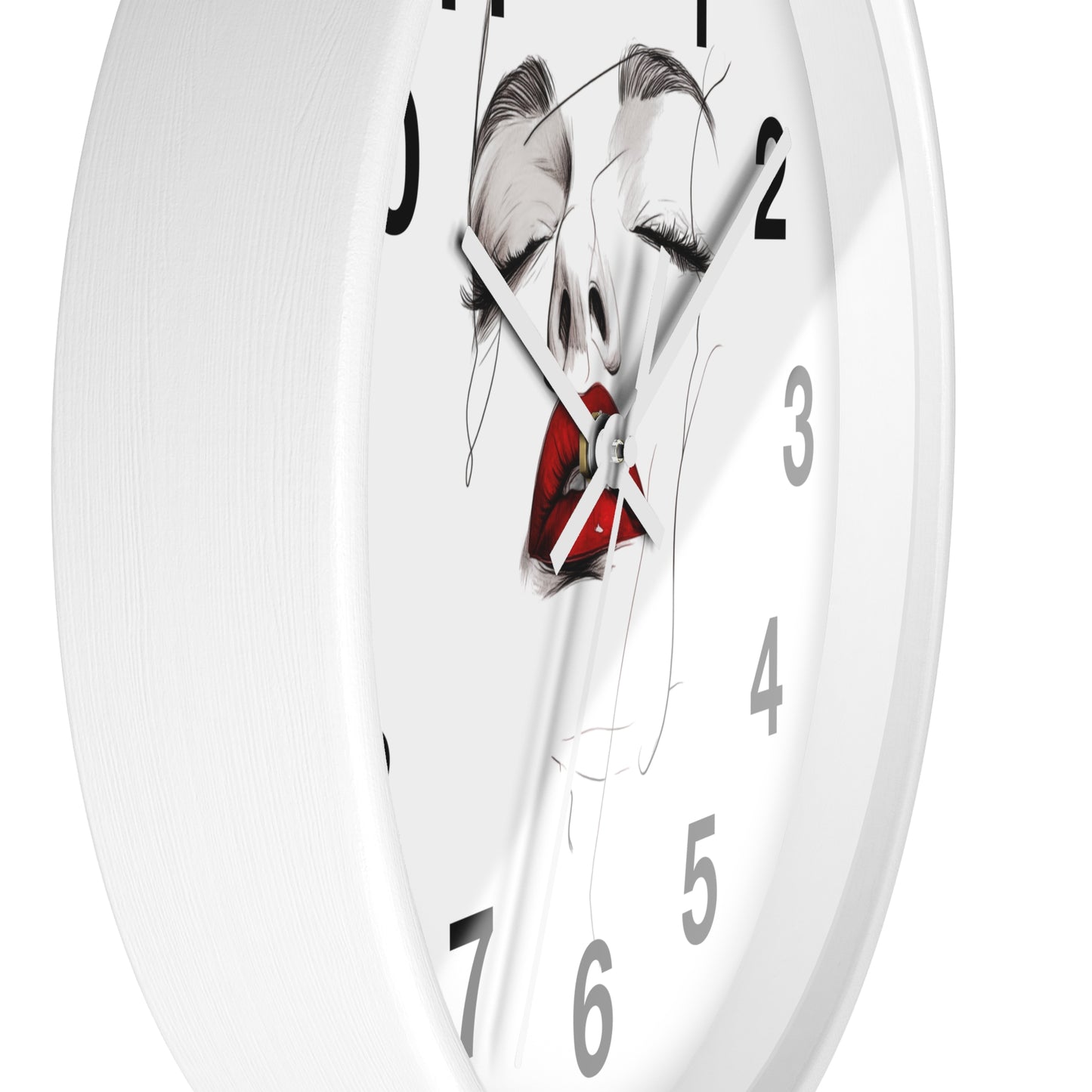 Stylish Art Deco Wall Clock, Modern Home Decor, Unique Gift for Her, Elegant Timepiece, Living Room Art