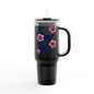 Floral Butterfly Insulated Travel Mug, 40oz - Perfect for Nature Lovers, On-the-Go Coffee, Outdoor Adventures, Birthday Gift, [...]