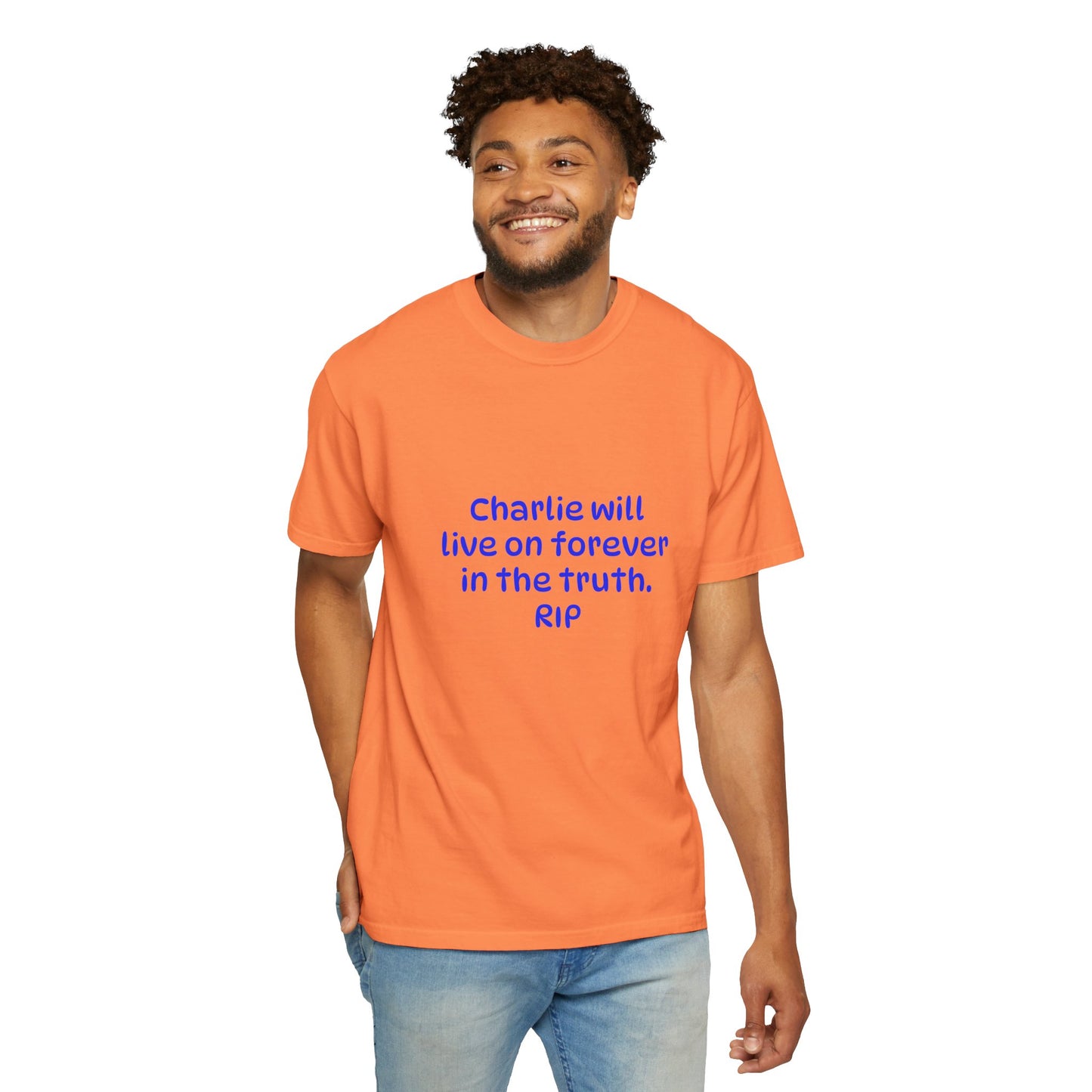 Inspirational Quote T-Shirt, Unisex Cotton Tee, Charlie Forever Shirt, Motivational Apparel, Gift for Friends, Casual Wear, Thoughtful [...]
