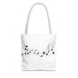 Musical Notes Tote Bag | Perfect for Music Lovers, Eco-Friendly Shopping