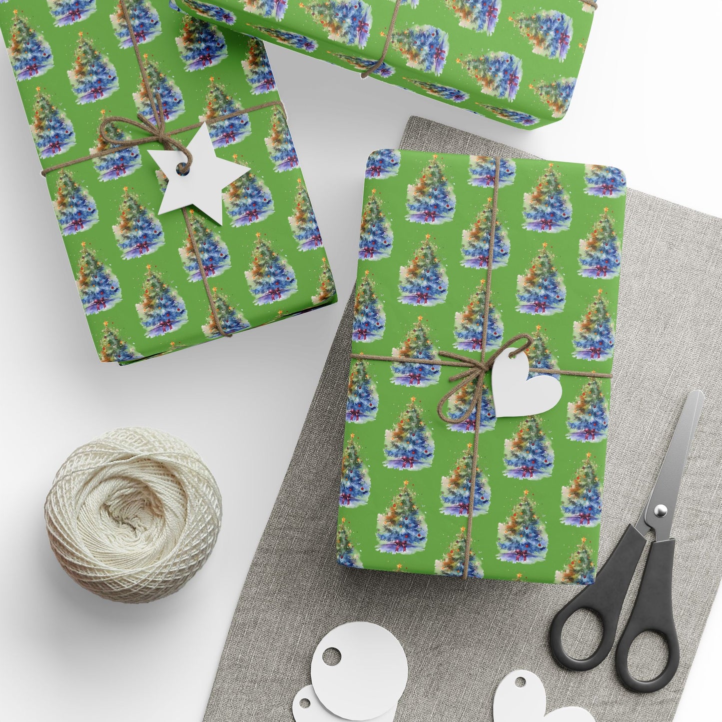 Vibrant Floral Wrapping Paper, Eco-Friendly Gift Wrap for Birthdays, Holidays, Special Occasions, Party Supplies, Green Decor