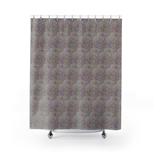 Elegant Floral Shower Curtains, Vintage Home Decor, Bathroom Accessories, Boho Style, Gift for Her, Wedding Decoration