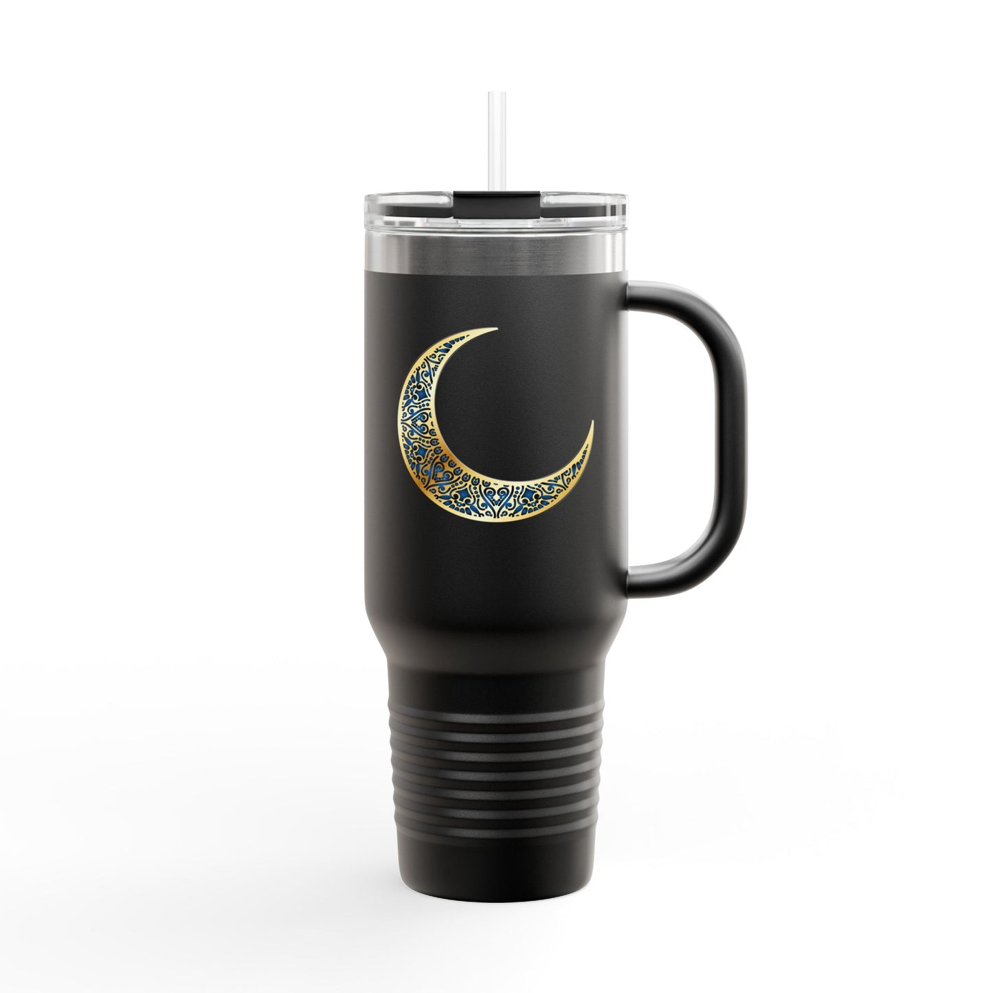 Sparkling Crescent Moon Travel Mug - 40oz Insulated Drinkware, Perfect for Coffee Lovers, Outdoor Adventures, Gifts for Her, Birthday, [...]