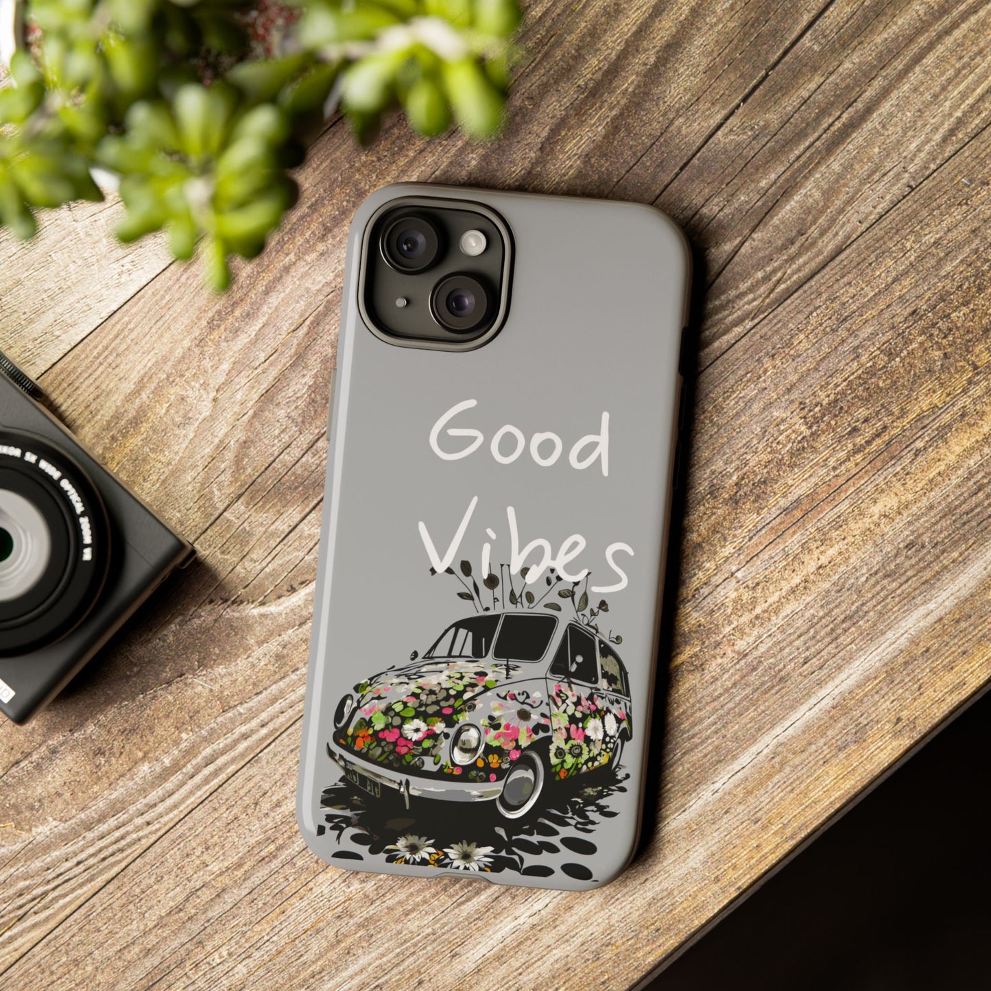Floral Phone Case | Good Vibes, Phone Accessories, Gift for Her, Trendy Tech, Summer Vibes, Birthday Gift