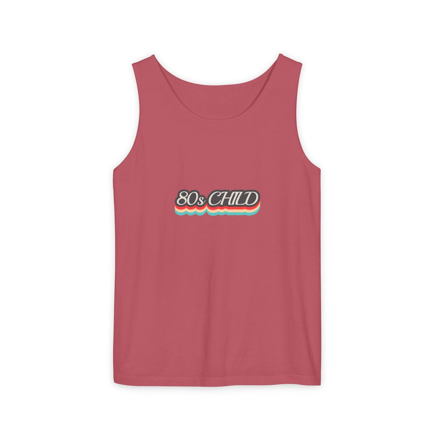 80s Child Unisex Tank Top | Retro Summer Wear, Vintage Style Shirt, Gift for 80s Lovers, Bohemian Fashion, Nostalgic Apparel