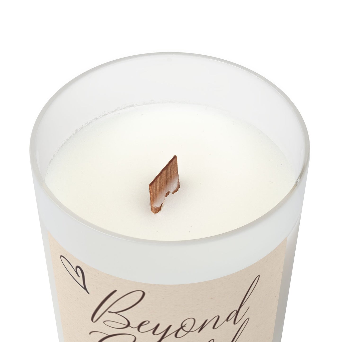 Frosted Glass Candle, 11oz