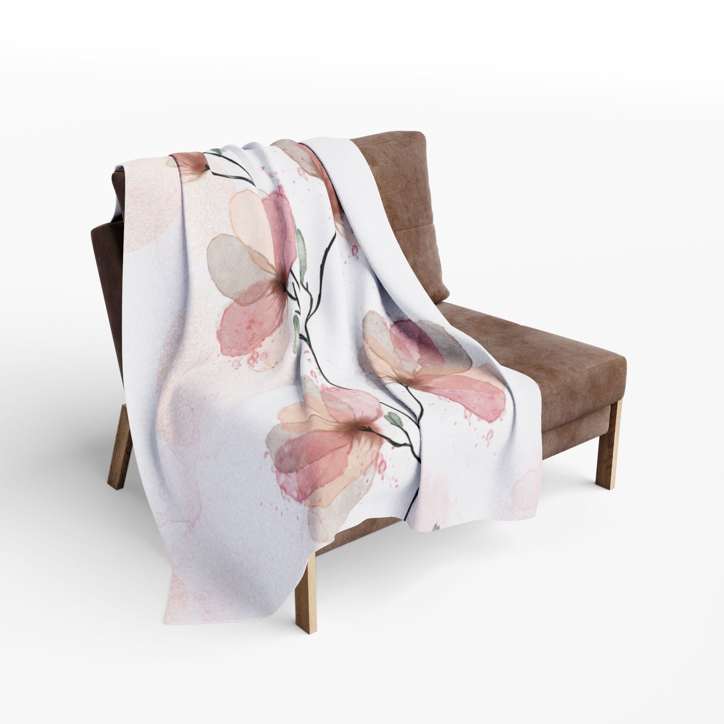 Floral Arctic Fleece Blanket - Cozy Comfort, Home Decor, Gift for Her, Wedding Decor, Blanket for Every Season