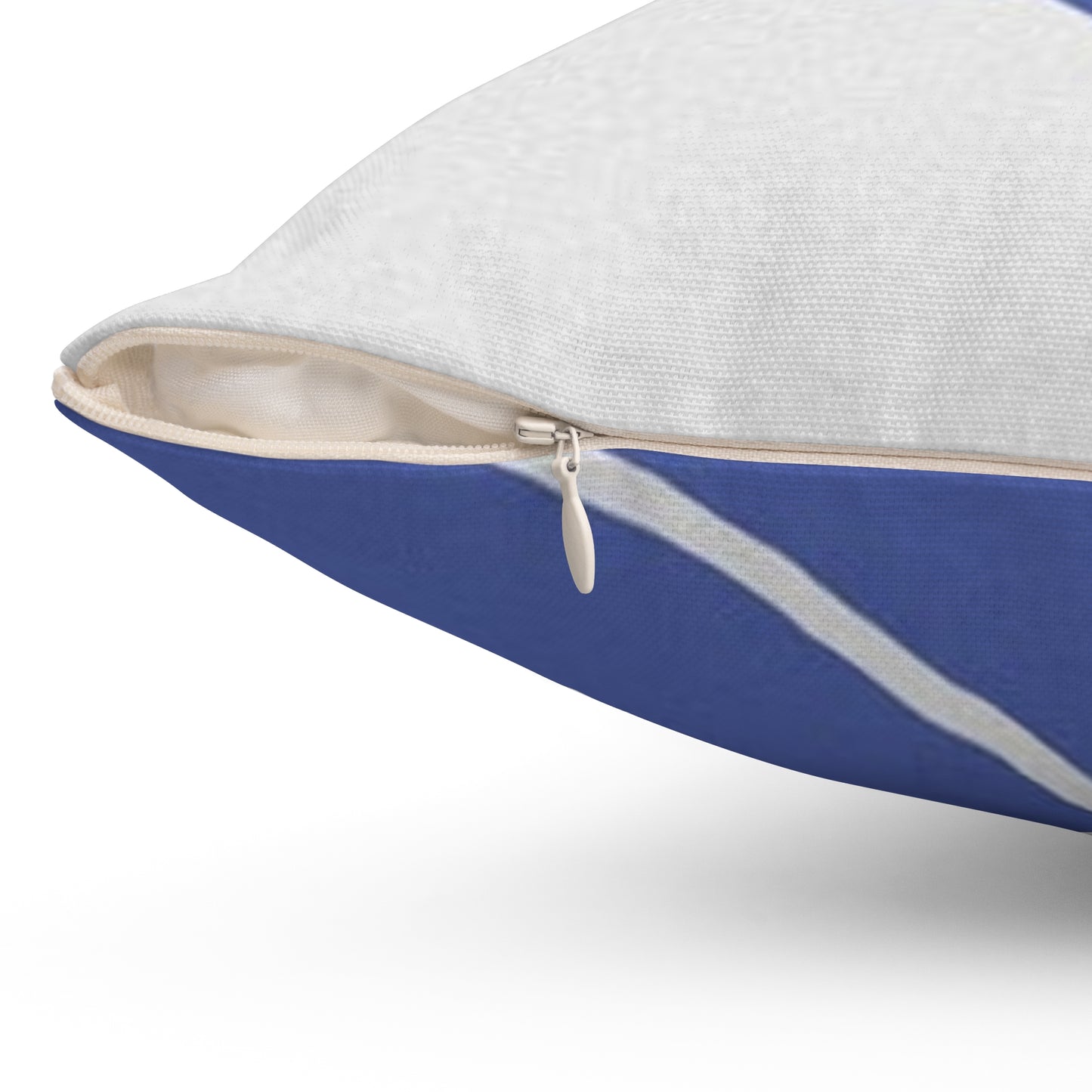 Stylish Blue Stripe Pillow, Modern Home Decor, Cozy Living Room, Decorative Cushion, Gift for Housewarming, Summer Vibes