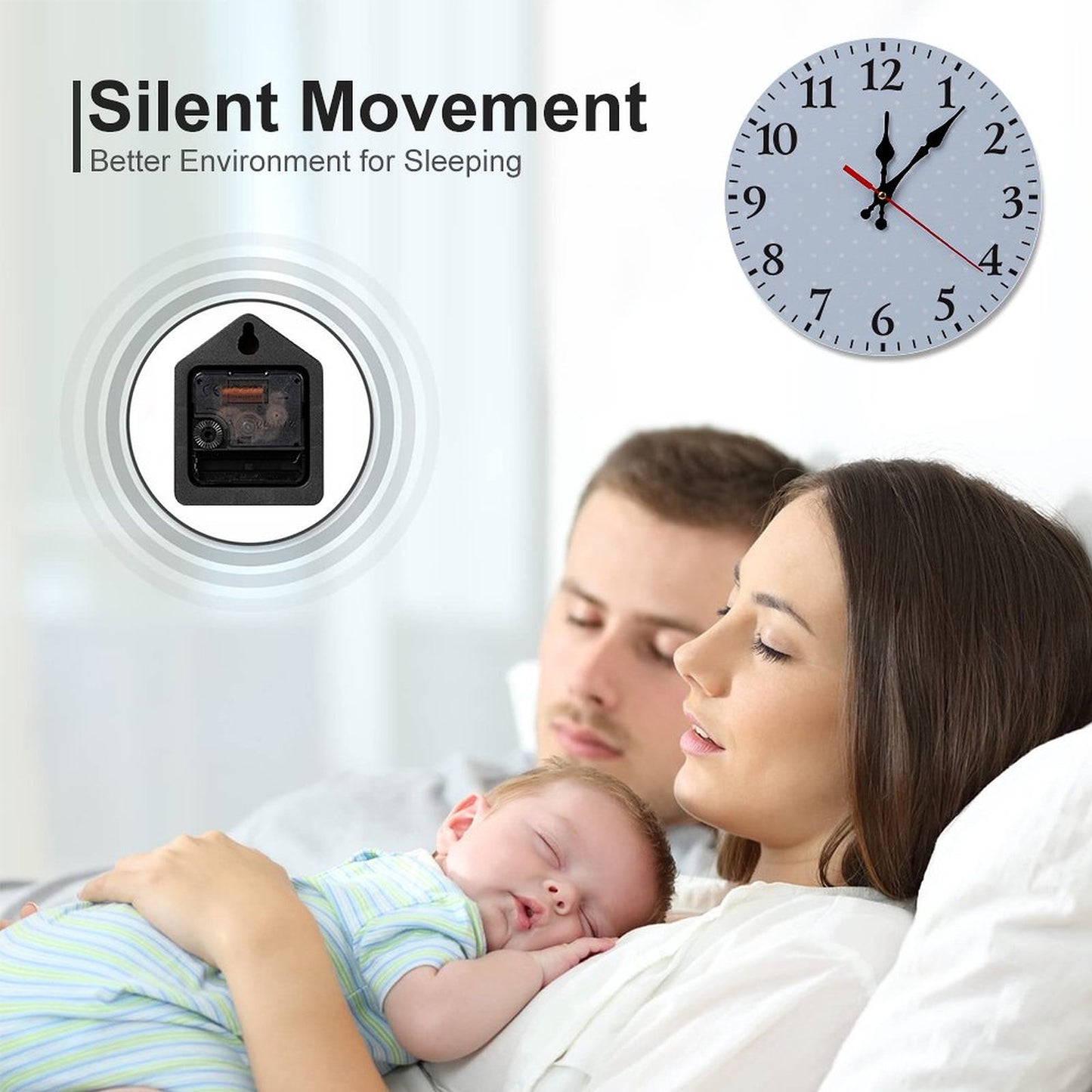 Modern Wooden Wall Clock