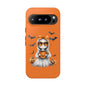 Halloween Ghost Phone Case, Cute Cat Ghost Case, Autumn Phone Cover, Spooky Season Gift, Trick or Treat Case