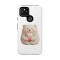Cute Bear Phone Case, Tough Cases, Animal Lover Gift, Kids Accessories, Mother’s Day, Heartwarming Design