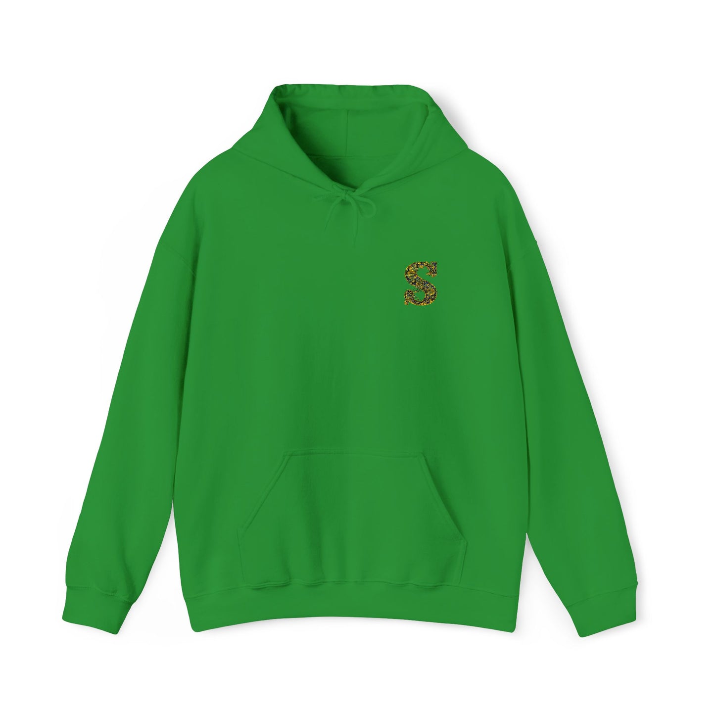 Floral S Initial Hoodie — Monogrammed Flower Letter Sweatshirt