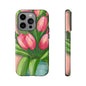 Floral Phone Case with Vibrant Tulips - Tough Cases for Garden Lovers, Spring Gifts, Nature Enthusiasts, Unique Gadget Accessories, [...]