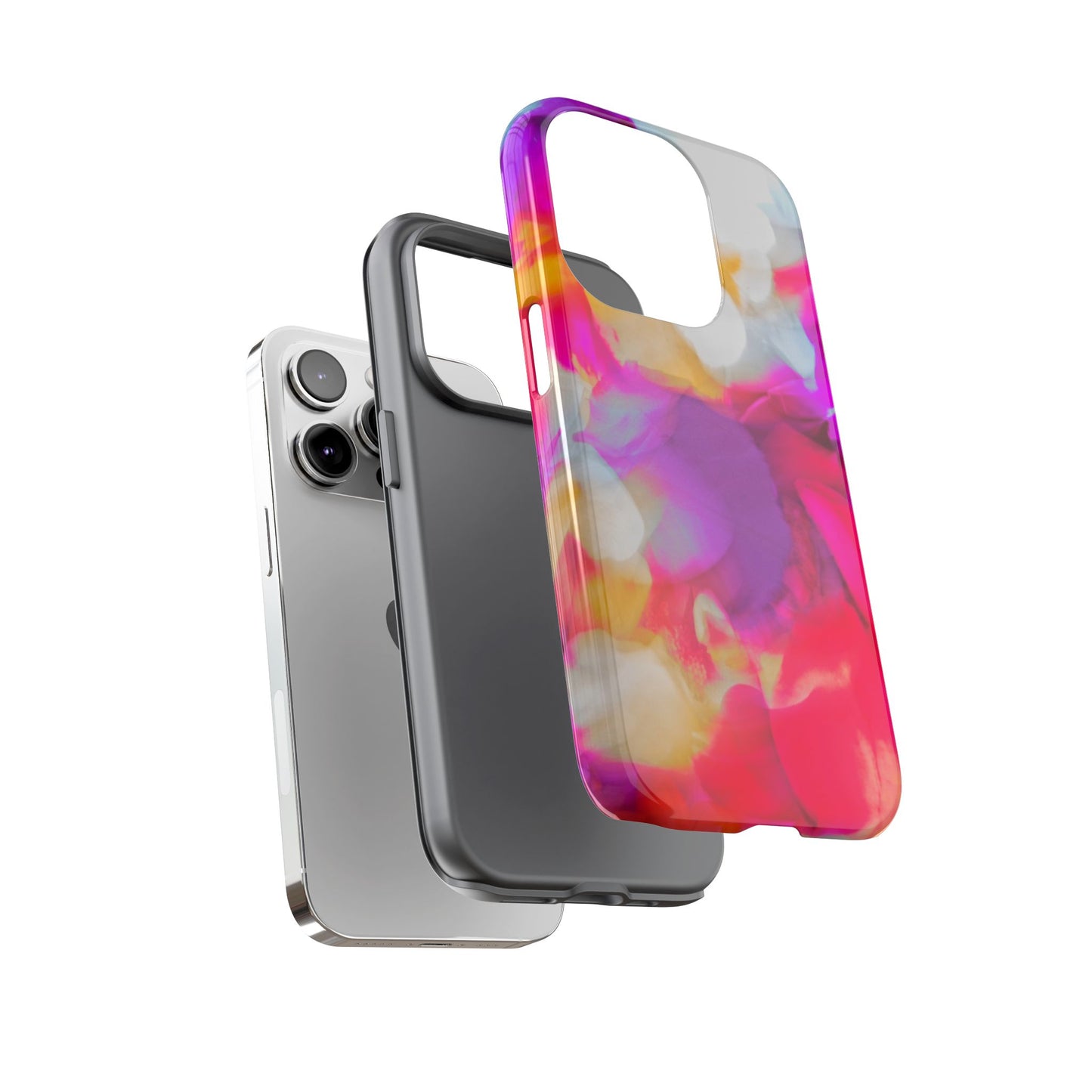 Floral Phone Case: Stylish Art for Your Device, Tough Cases, Gift for Her, Flower Print, Trendy Accessories, Phone Protection