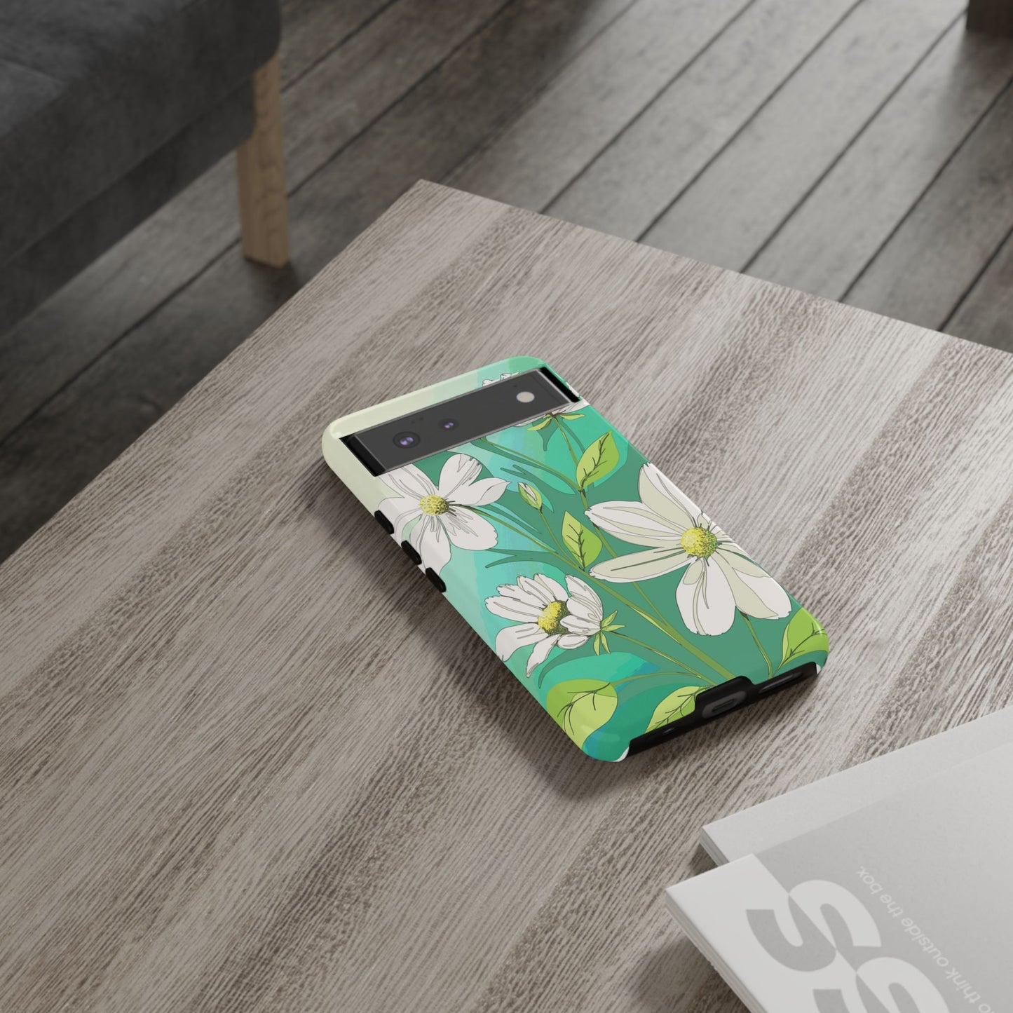 Floral Phone Case, Tough Cases, Flower Design, Nature Inspired, Eco-Friendly Cover, Unique Gift for Her, Spring Accessories