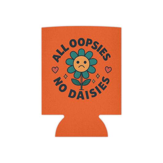 Cheerful Can Cooler with Flower Design - Great for Parties, Picnics, Gifts, Beach Days, and Summer Celebrations