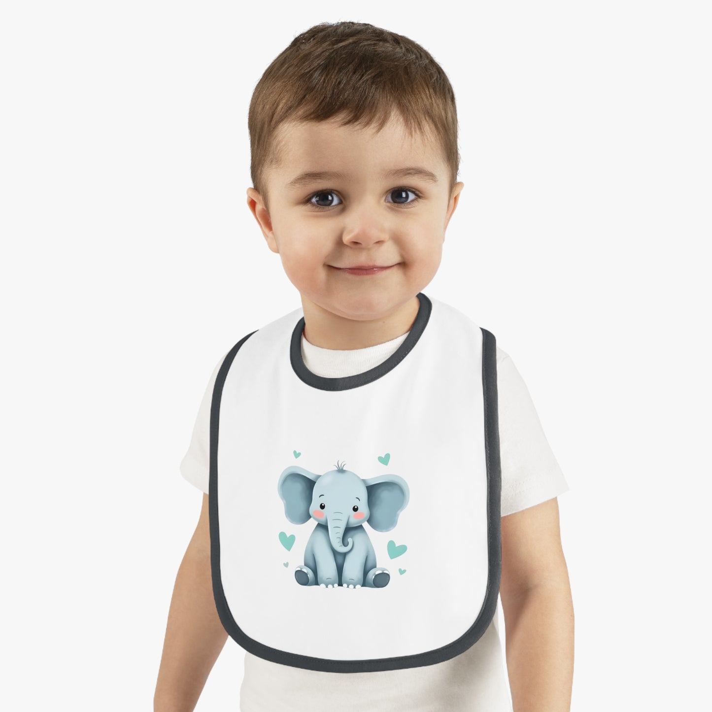 Cute Elephant Baby Bib - Adorable Infant Feeding Accessory, Perfect Baby Shower Gift, Toddler Bib, Newborn Essential, Eco-Friendly Babywear