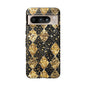 Elegant Gold & Black Phone Case for Tough Protection