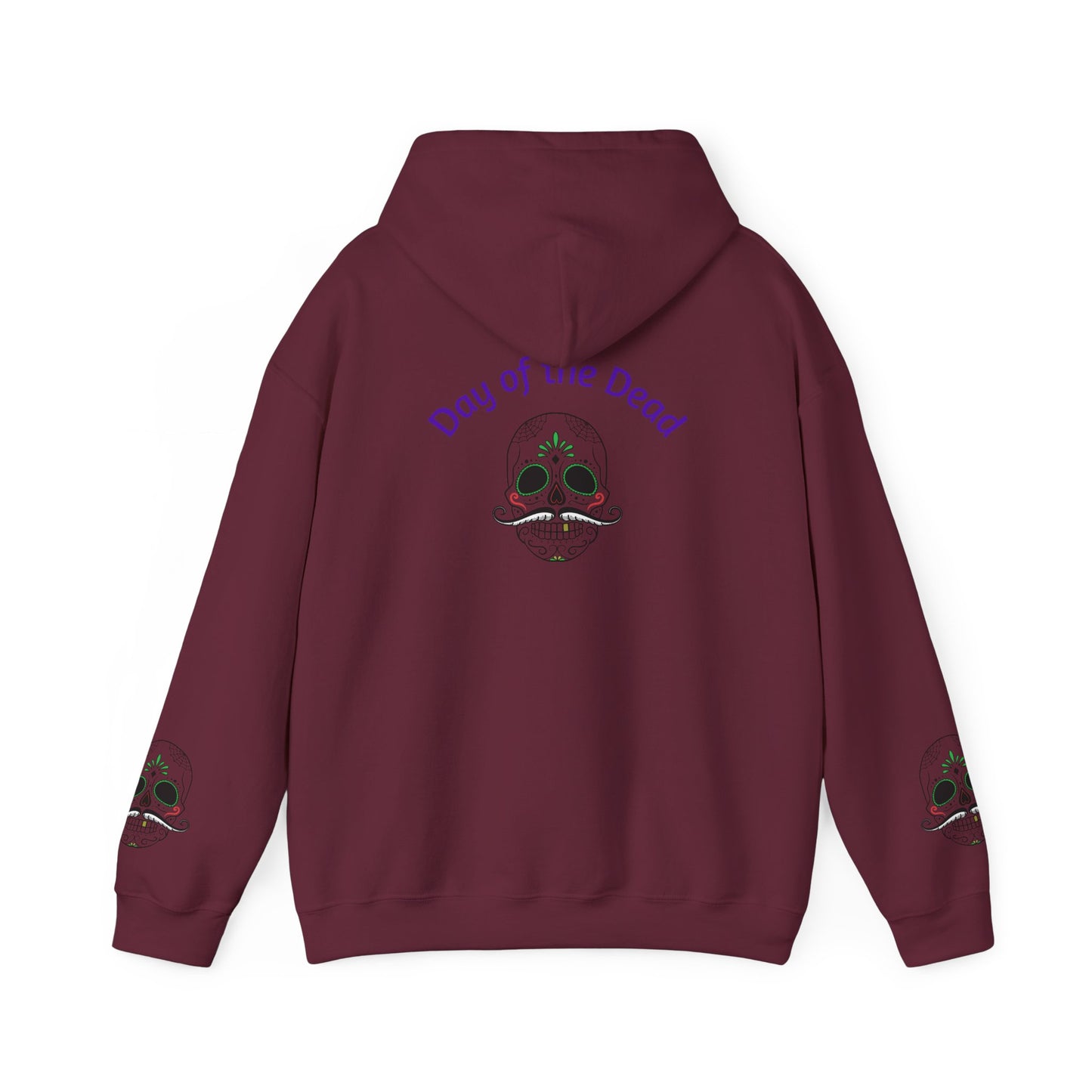 Day of the Dead Hoodie | Unisex Heavy Blend Sweatshirt, Skull Art, Mexican Holiday Apparel, Halloween Costume, Festival Gear