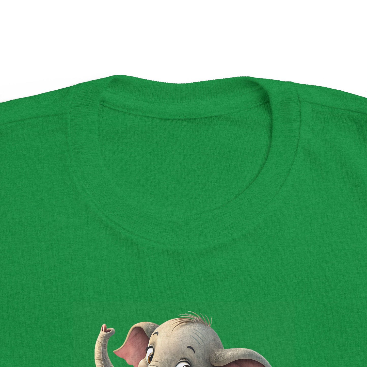 Cute Elephant Toddler Tee, Fun Summer Shirt, Kids Beachwear, Adorable Gift for Ages 2-5, Playful Animal Apparel