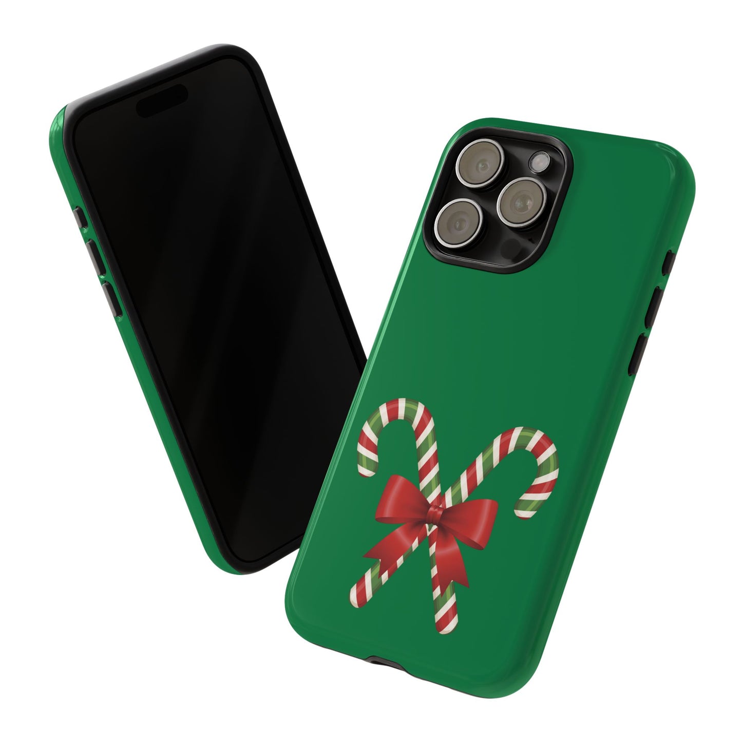 Candy Cane Phone Case: Holiday Spirit, Festive Gift, Cute Accessories, Christmas Decor, Seasonal Style