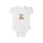 Cute Musical Infant Bodysuit - Letter X