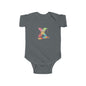 Cute Musical Infant Bodysuit - Letter X