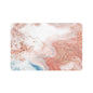 Marble Pet Food Mat (12x18) — Rose Gold Swirl Non‑Slip Feeding Mat